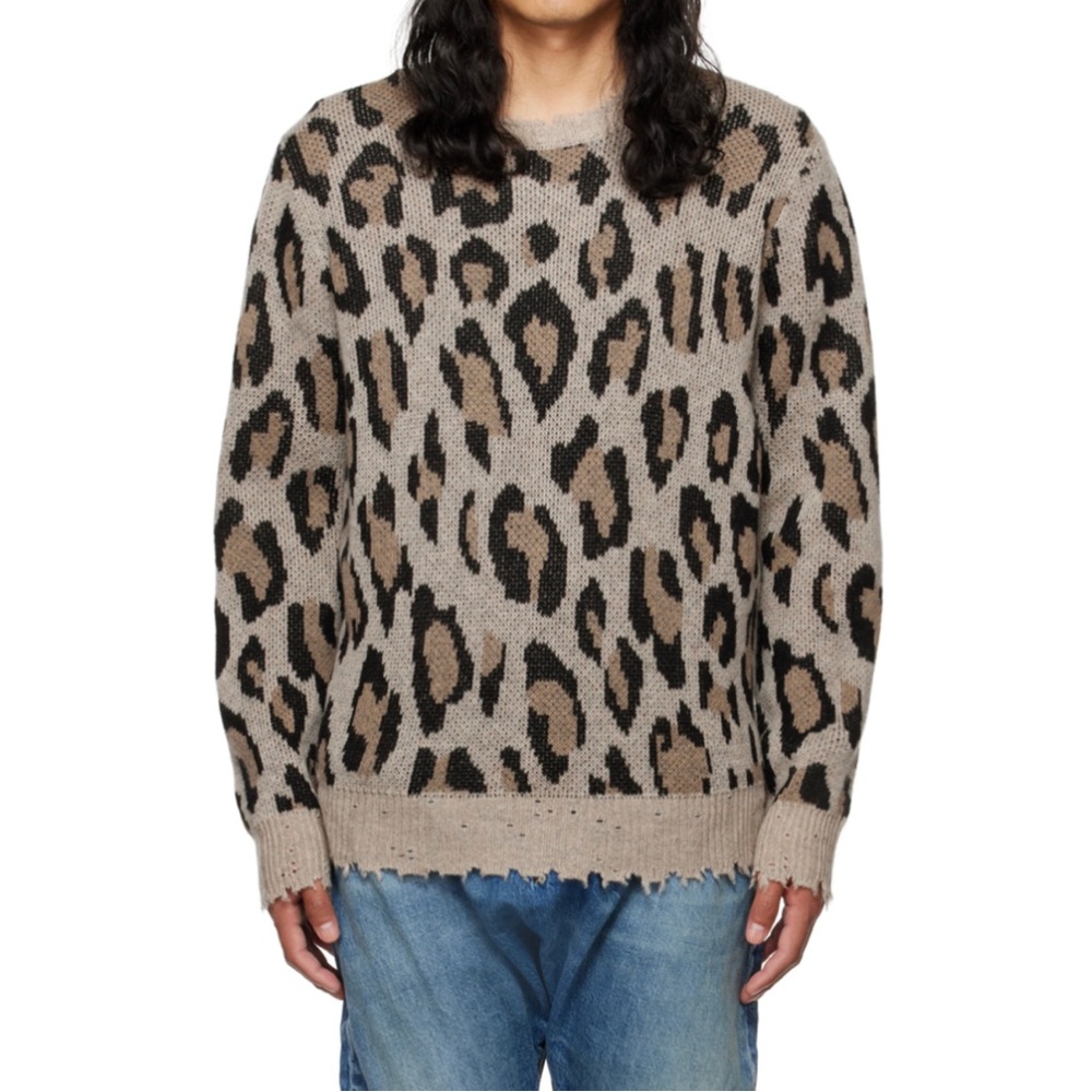 R13 Leopard Sweater